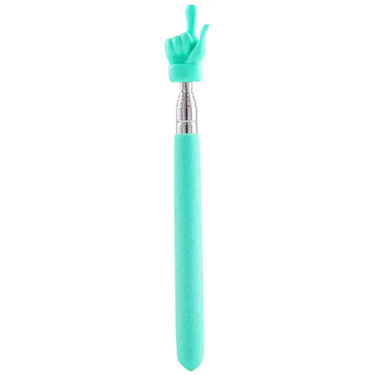 Retractable Finger Pointer Stick – Stainless Steel Telescopic Teaching Pointer
