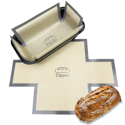 Silicone Bread Loaf Pan Liners 95x5 Inch Reusable Nonstick 15LB