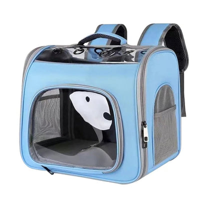 Breathable Pet Carrier Backpack for Cats Dogs - Travel Outdoor Bag
