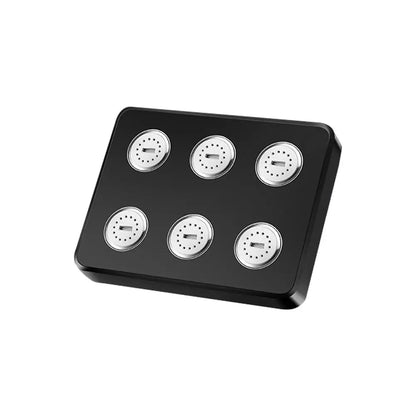 360° Pressurized Rain Shower Head Mini-Surround Large Water Flow