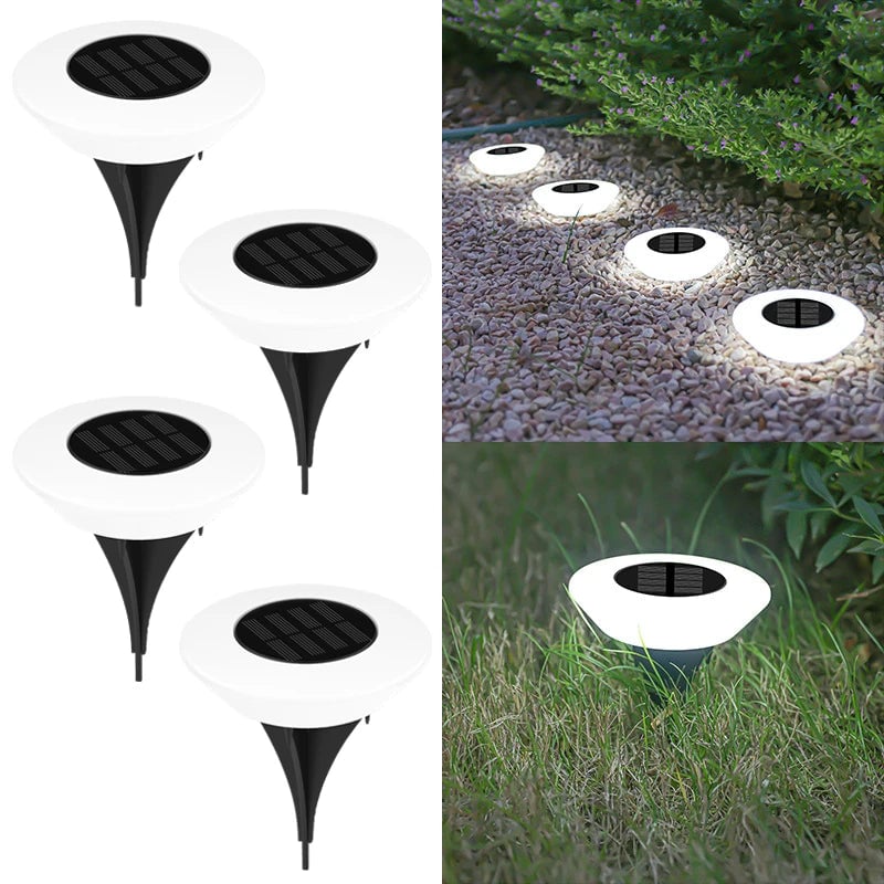 14 LED Solar Ground Lights Waterproof Outdoor Landscape Pathway