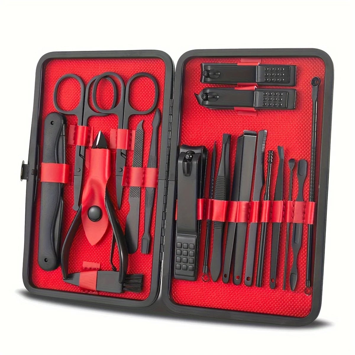 Professional Nail Clippers Kit 7-24pcs Ultra Sharp Fingernail Toenail