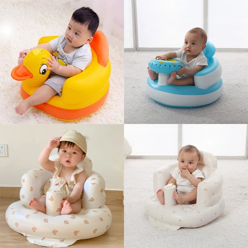 Inflatable Baby Chair - Portable Foldable Toddler Seat Armchair