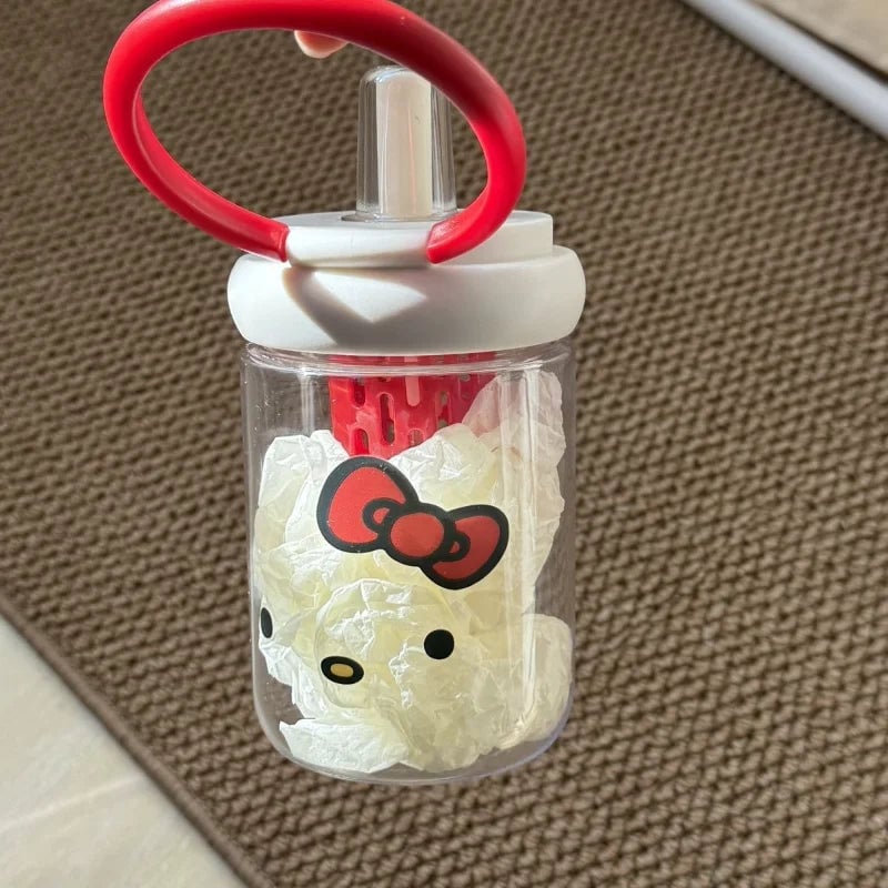 Large Hello Kitty Water Bottle 32oz with Straw - Sports Outdoor Cup