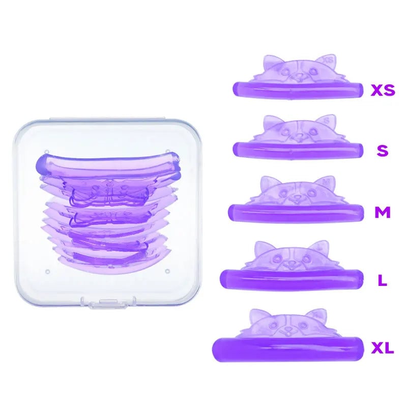 5 Pairs Silicone Lash Lifting Pads - Glue Free Eyelash Perm Rods