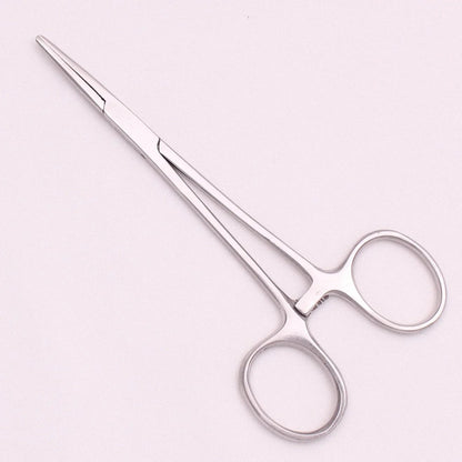 13cm Japanese Stainless Steel Hemostatic Forceps for Pet Grooming