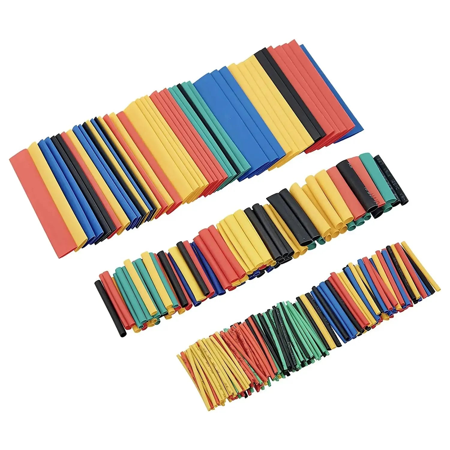 164/328PCS 2:1 Heat Shrink Tubing Kit 5 Colors 8 Sizes Wire Cable