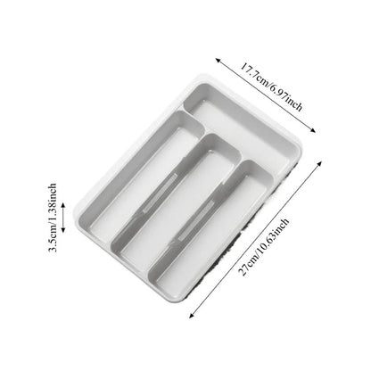 Adjustable Kitchen Drawer Organizer Divider Tray for Utensils