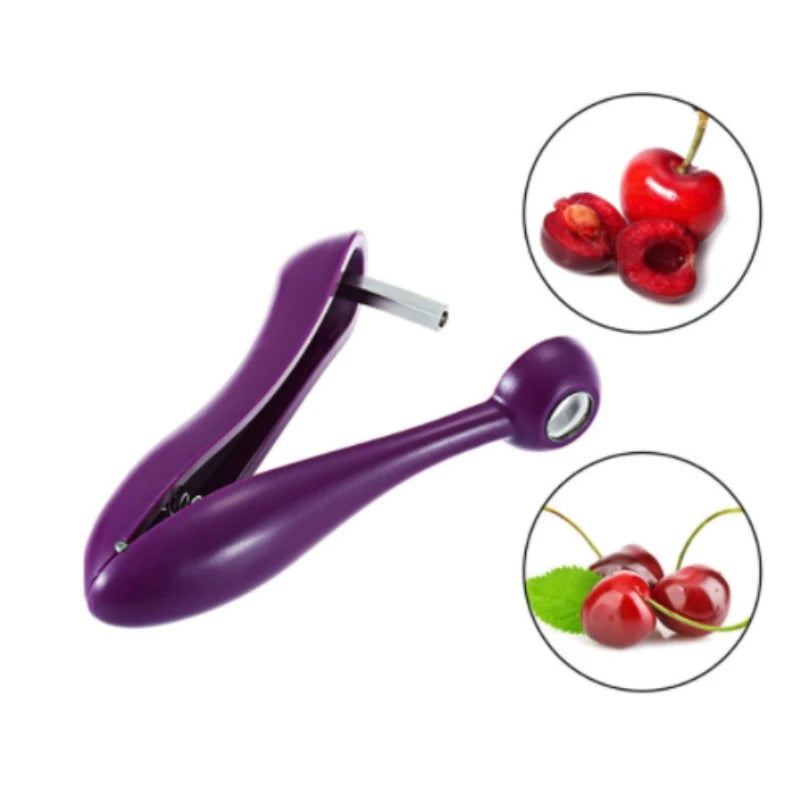 Cherry Pit Remover Tool - Stainless Steel Olive Seed Kitchen Gadget