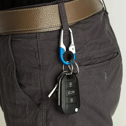 Stainless Steel Carabiner Keychain Hook - Outdoor Climbing Key Ring