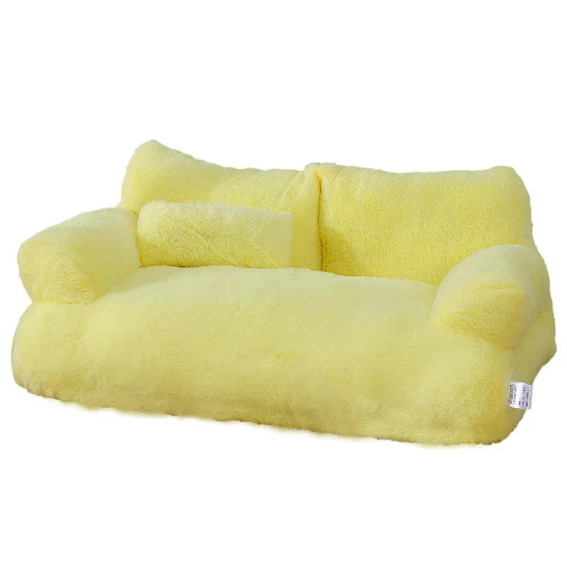 Plush Luxury Cat Bed Sofa - Winter Warm Pet Nest Small Medium Dogs