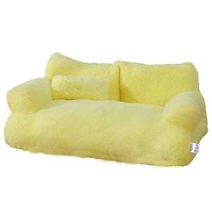 Plush Luxury Cat Bed Sofa - Winter Warm Pet Nest Small Medium Dogs