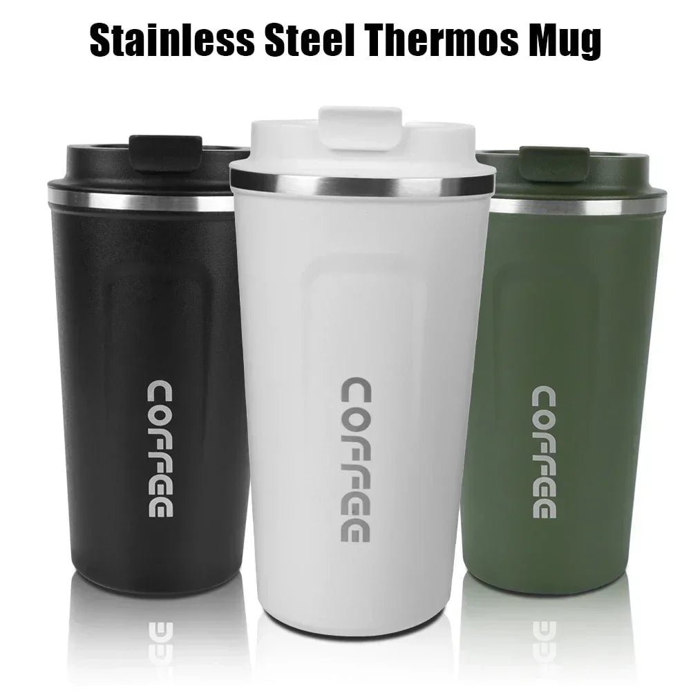 380/510ML Double Wall Stainless Steel Leak-Proof Travel Thermos Mug