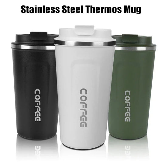 380/510ML Double Wall Stainless Steel Leak-Proof Travel Thermos Mug