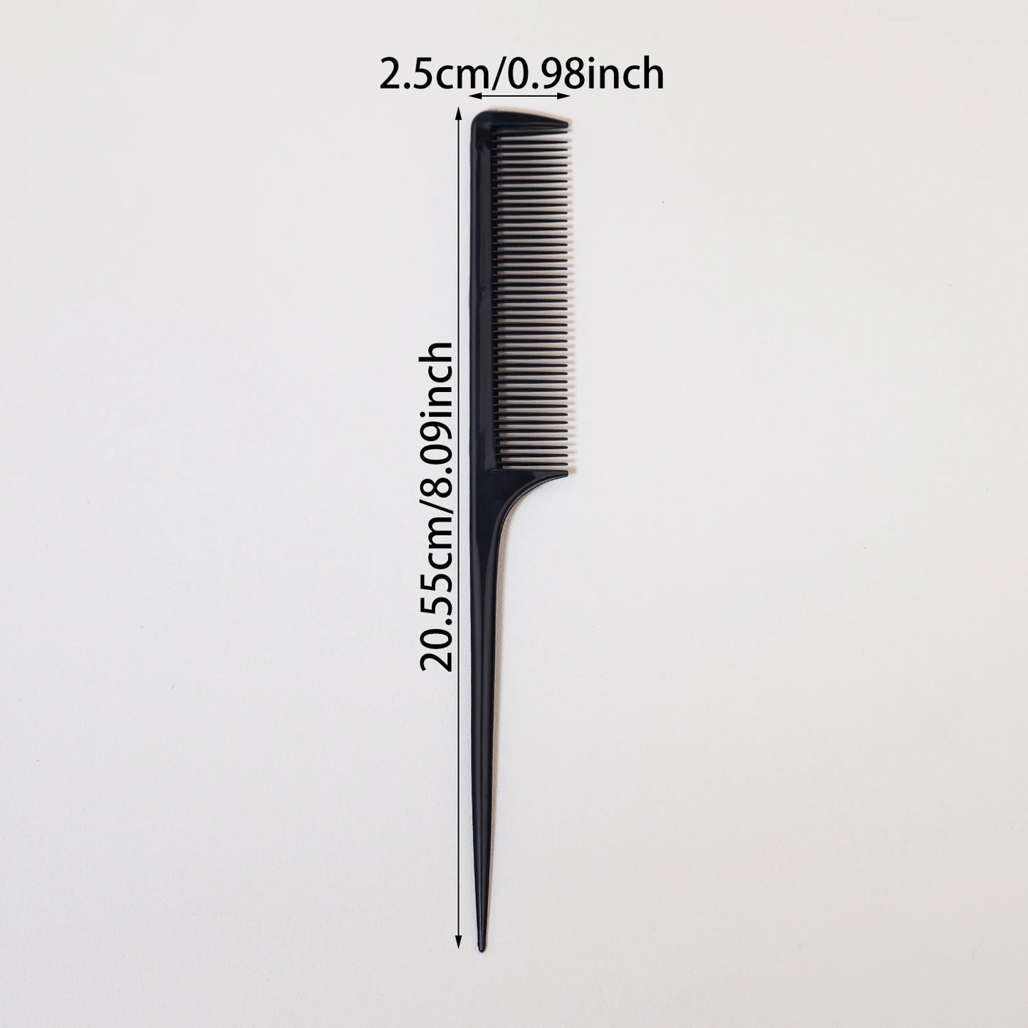 Anti-Static Hair Dye Brushes with Pointed Tail Combs 20 Pack Pro
