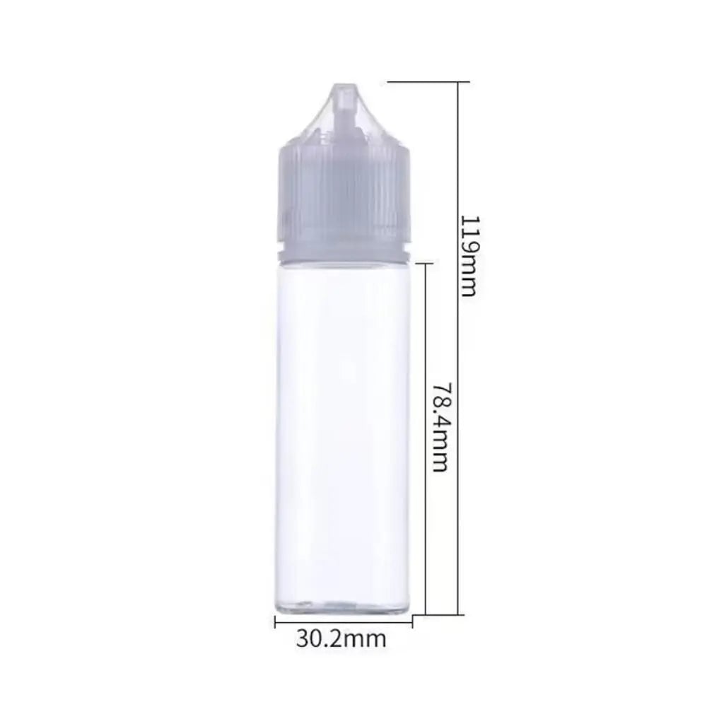 Portable Oil Filling Bottles 10-100ml PET Pointed Squeezable Dropper
