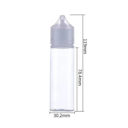 Portable Oil Filling Bottles 10-100ml PET Pointed Squeezable Dropper