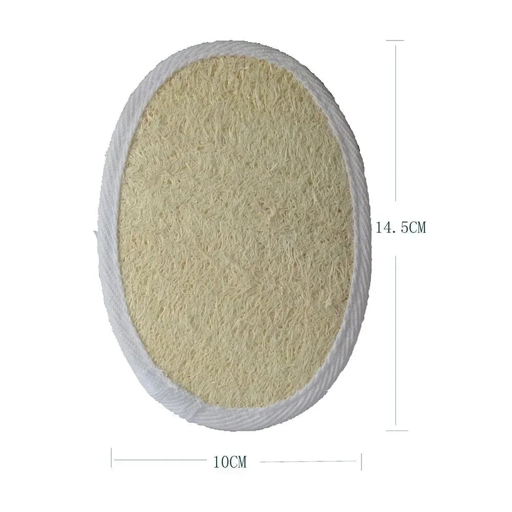 Natural Loofah Body Scrub Brush - Exfoliating Shower Sponge