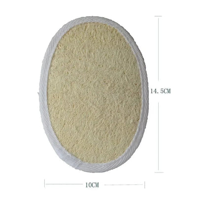 Natural Loofah Body Scrub Brush - Exfoliating Shower Sponge