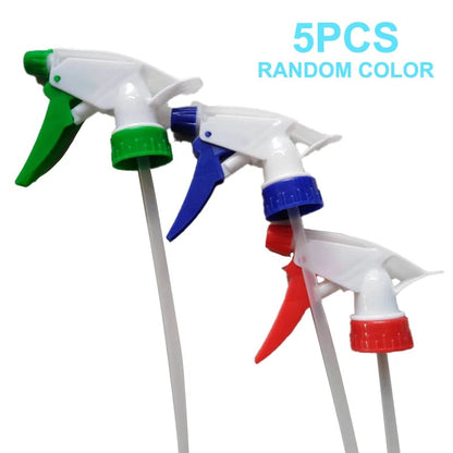 5Pcs Chemical Resistant Trigger Sprayer Heads Garden Cleaning Bottle
