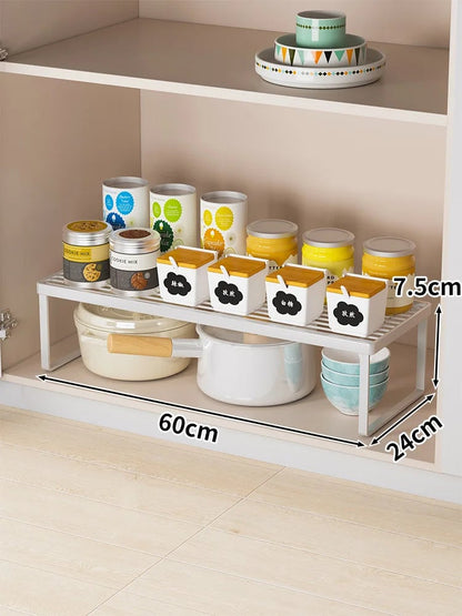 Multi-Layer Kitchen Countertop Organizer Spice Rack Storage Shelf