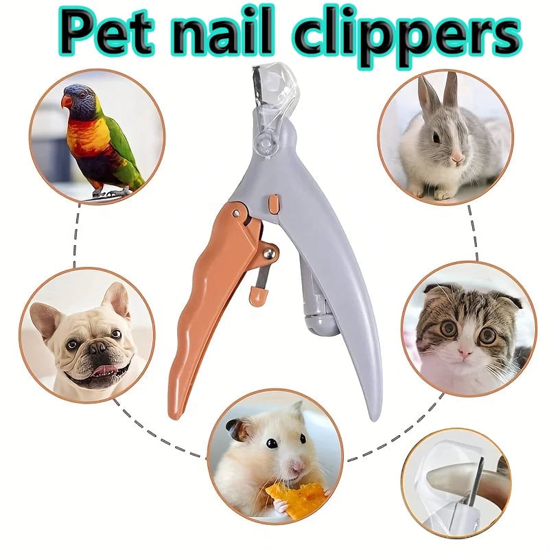 LED Pet Nail Clipper with Light - Safe Dog Cat Paw Grooming Tool