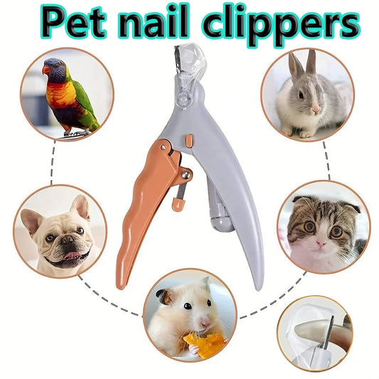 LED Pet Nail Clipper with Light - Safe Dog Cat Paw Grooming Tool
