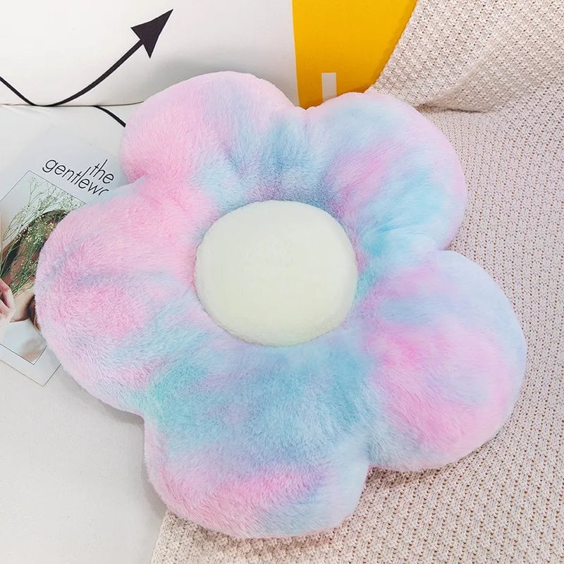 Round Thick Soft Nap Cloth Floor Cushion - Winter Chair Pillow