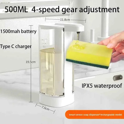 550ml USB Rechargeable Automatic Touchless Liquid Soap Dispenser