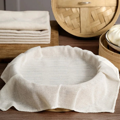 2-Pack Cotton Steamer Cloth - Curd Filter & Soybean Milk Strainer