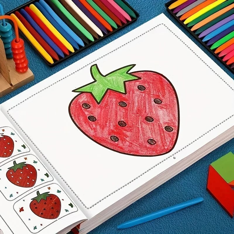 Chinese Kids Coloring Book - Entry Level Drawing & Painting Doodle