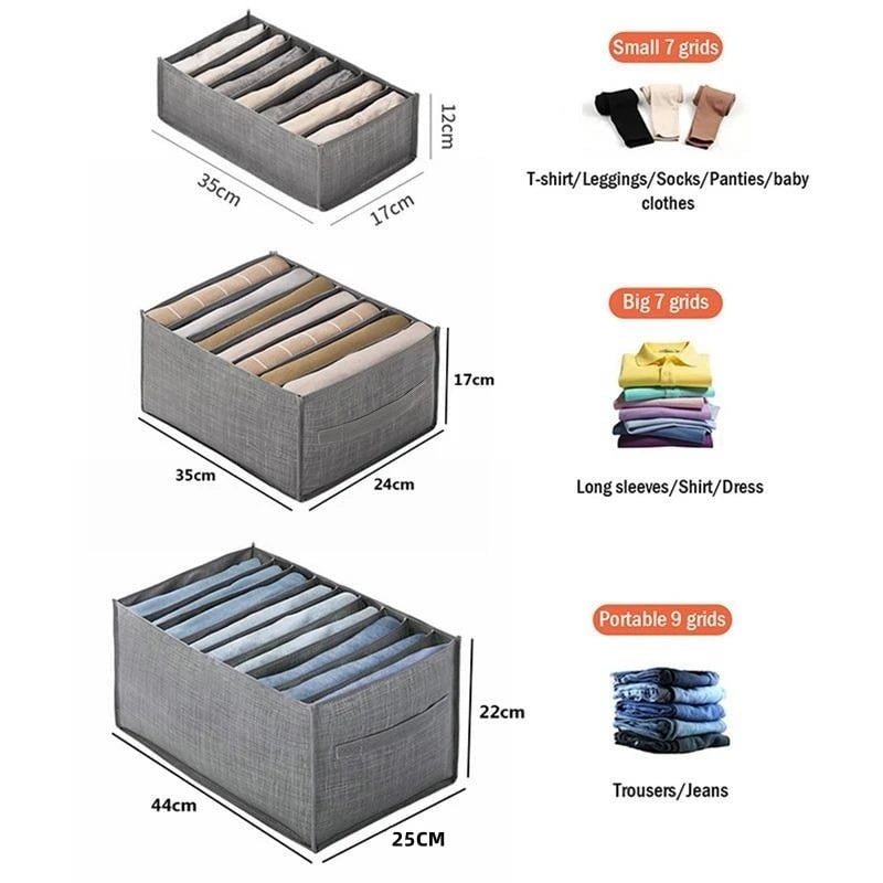 Multi-Drawer Clothes Storage Cabinet Organizer for Pants & Shirts
