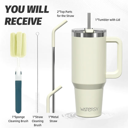 304 Stainless Steel Vacuum Insulated Tumbler 20oz/30oz/40oz Handle