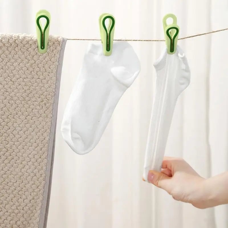 24/36-Piece Plastic Clothes Pins with Storage Basket - Laundry Pegs