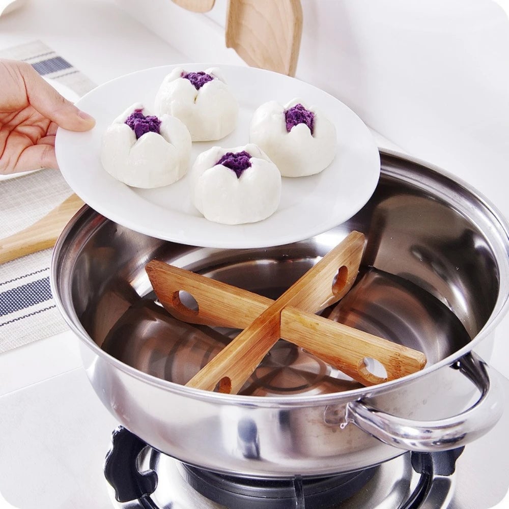 Wooden Kitchen Shelf Organizer with Table Mats & Gadget Holders