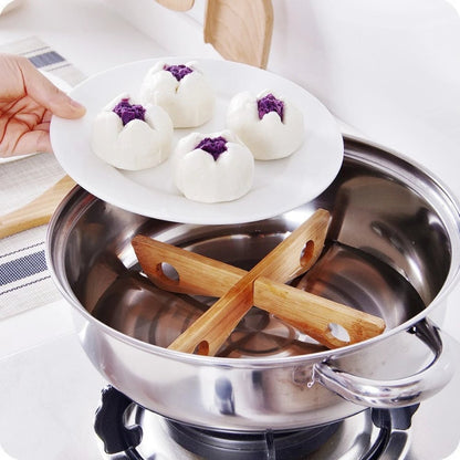 Wooden Kitchen Shelf Organizer with Table Mats & Gadget Holders
