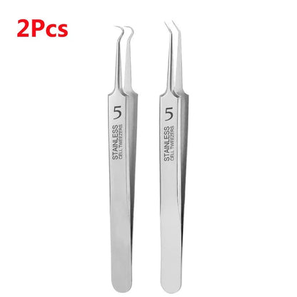 German Ultra Fine Cell Pimple Blackhead Clip Tweezers Acne Tool