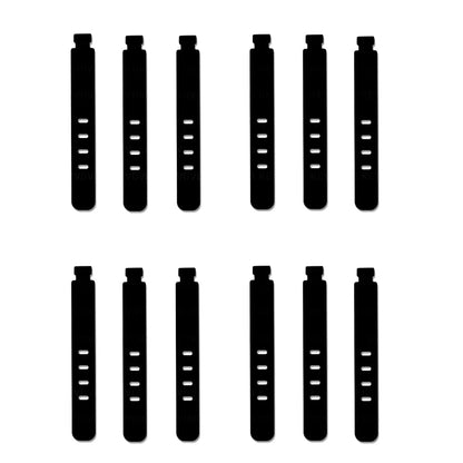 20PCS Silicone Cable Ties Reusable Wire Organizer Cord Holder Straps