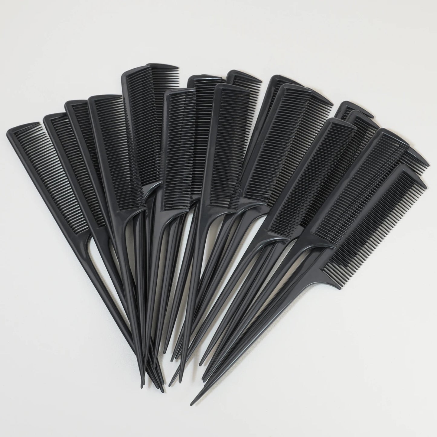 Anti-Static Hair Dye Brushes with Pointed Tail Combs 20 Pack Pro