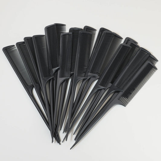 Anti-Static Hair Dye Brushes with Pointed Tail Combs 20 Pack Pro