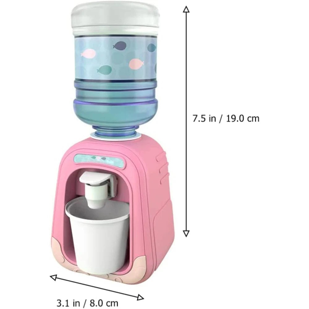 Mini Water Dispenser Toy - Kids Kitchen Pretend Play Set Gift