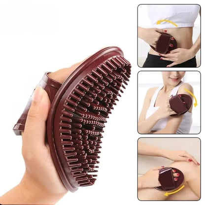 Silicone Meridian Massage Brush - Body Slimming & Leg Care Tool
