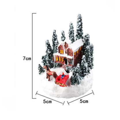 LED Christmas House Night Light - Micro Landscape Decoration Luminous