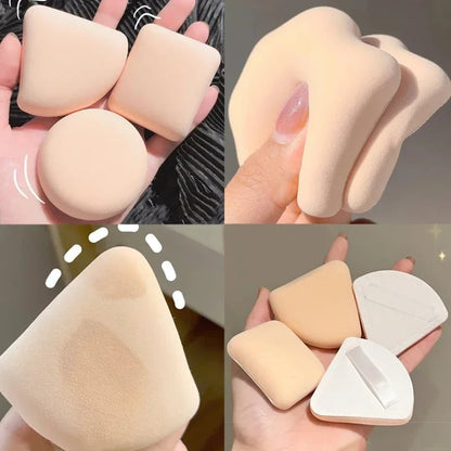 Multi-Shape Makeup Sponges 1-10pcs Round Square Triangle Foundation