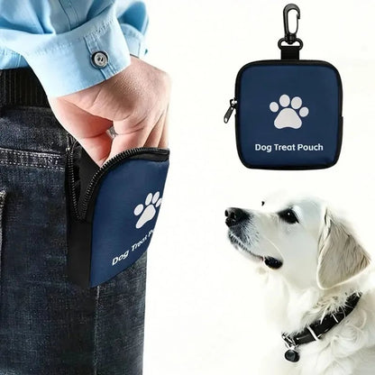 Portable Dog Treat Training Bag with Food Pocket & Reward Supplies
