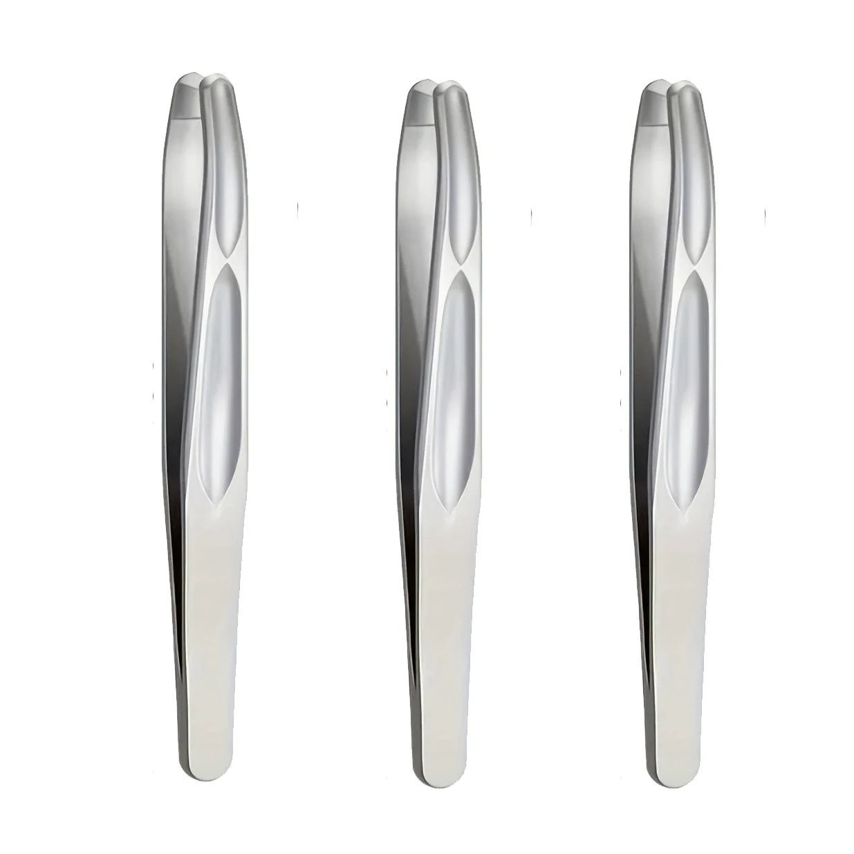 Premium Round Head Tweezers - Precision Eyebrow & Facial Hair Removal