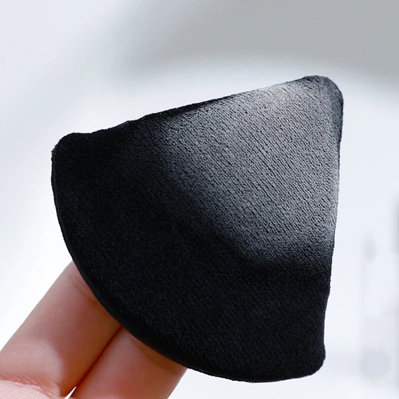 8Pcs Triangle Velvet Makeup Sponges Wet Dry Foundation Blending