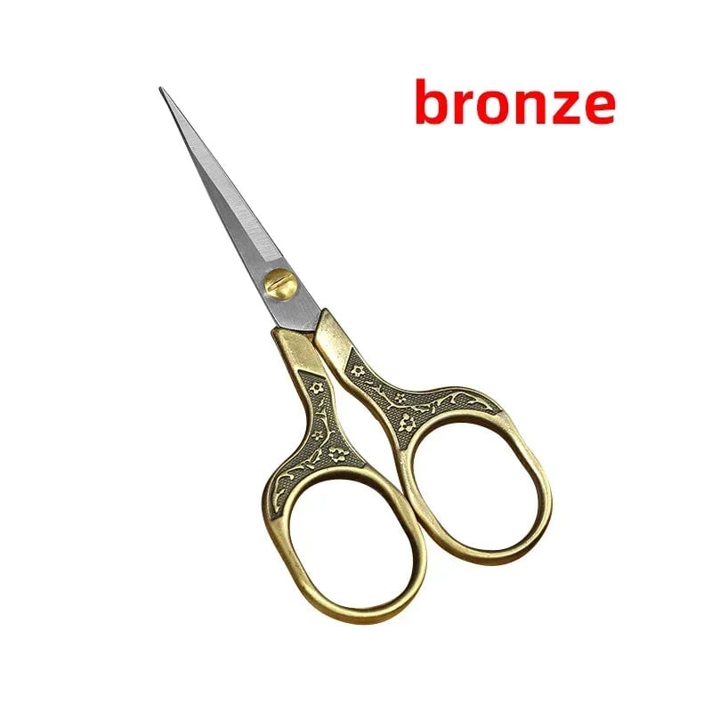 Stainless Steel Retro Embroidery Scissors Professional Tailor Shears