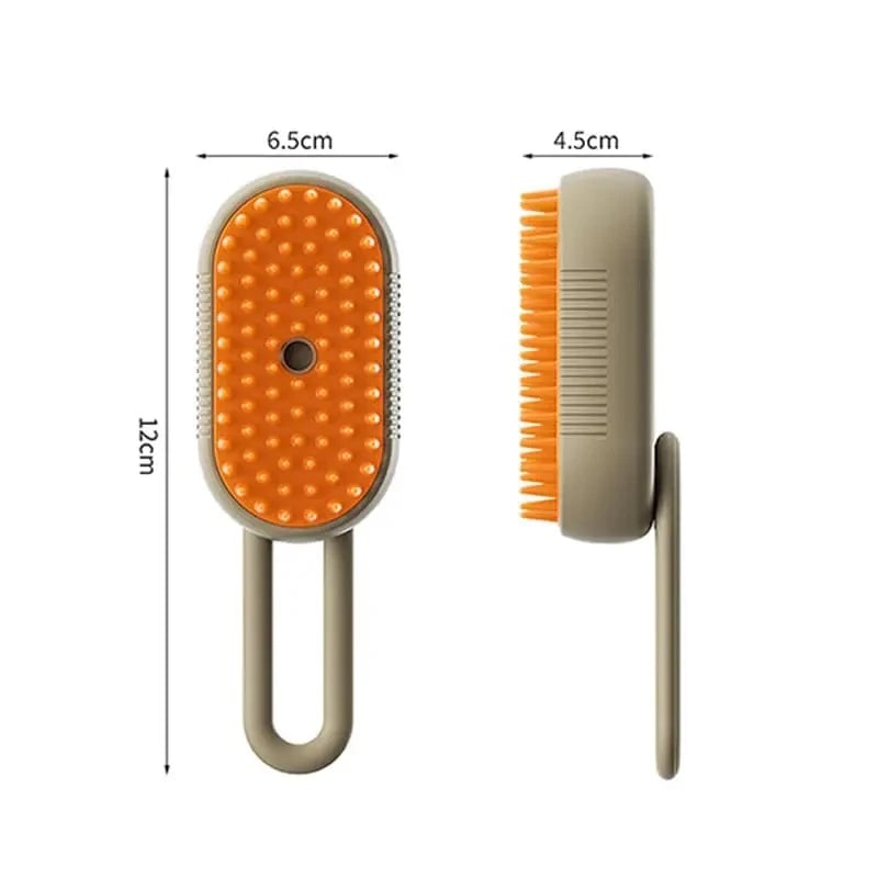 Electric Pet Grooming Brush Steam Spray - Dog Cat Hair Removal Tool