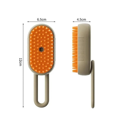 Electric Pet Grooming Brush Steam Spray - Dog Cat Hair Removal Tool
